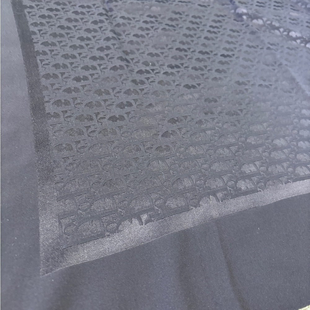 Dior Black Monogram Scarf - Picture 4 of 4